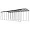 Arrow Storage Products Arrow Carport, 14x47x14, Charcoal CPHC144714 - alternate 1
